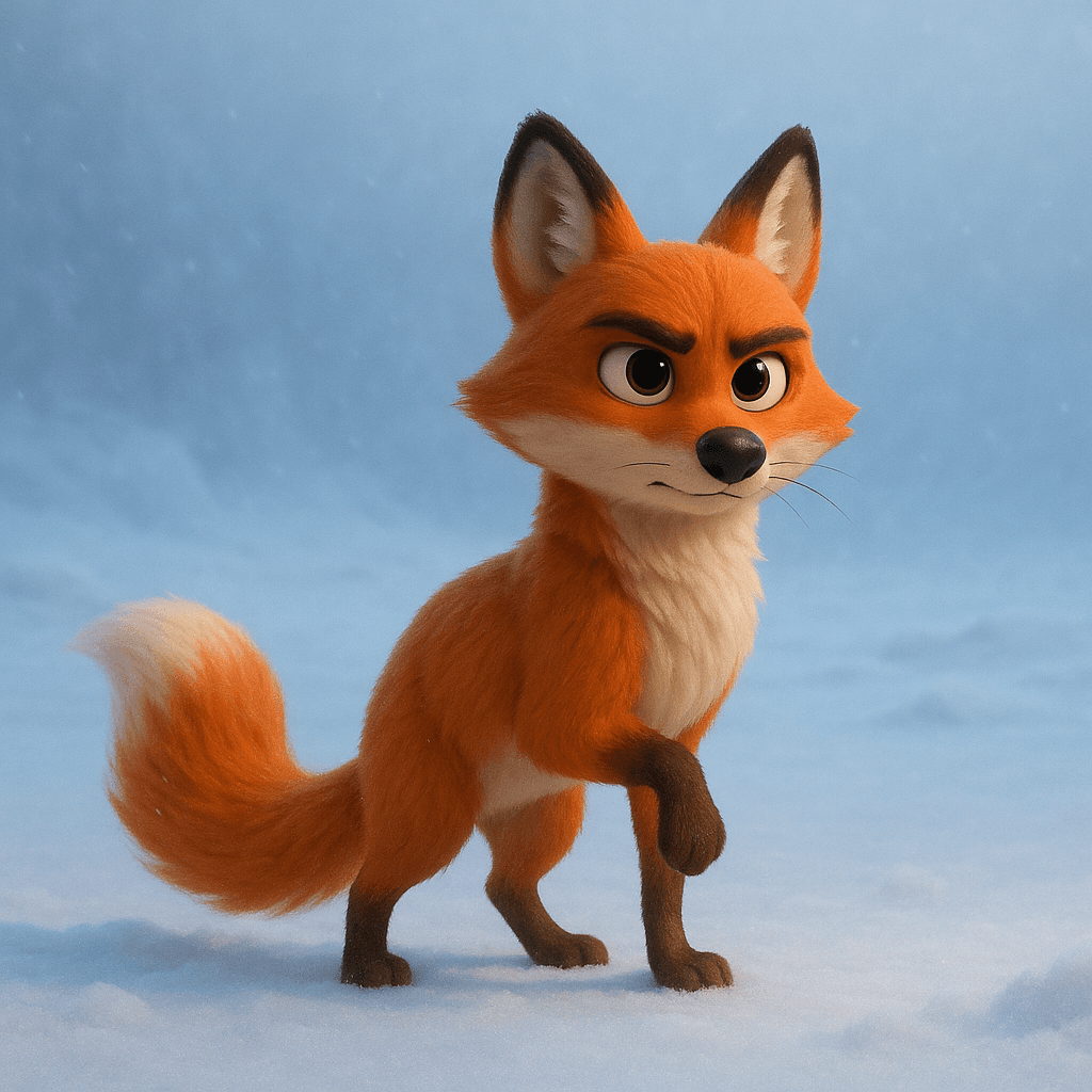 Pixar Style Fox