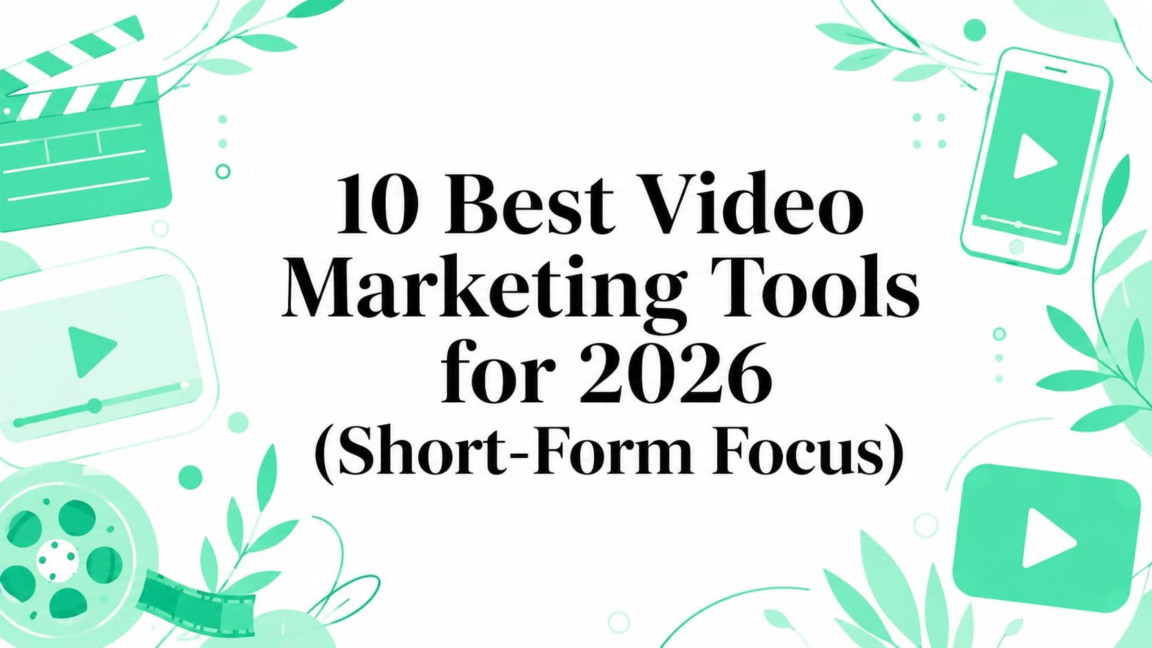10 Best Video Marketing Tools for 2026 (Short-Form Focus)
