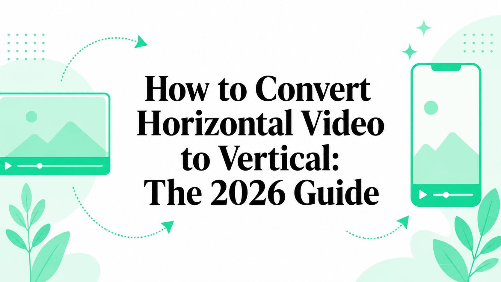 How to Convert Horizontal Video to Vertical: The 2026 Guide