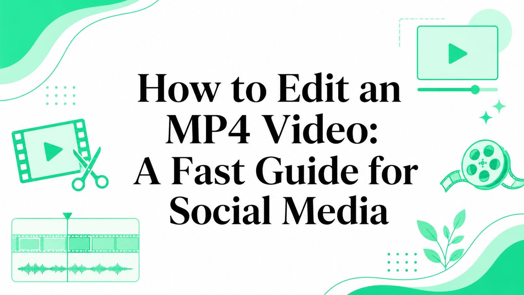 How to Edit an MP4 Video: A Fast Guide for Social Media