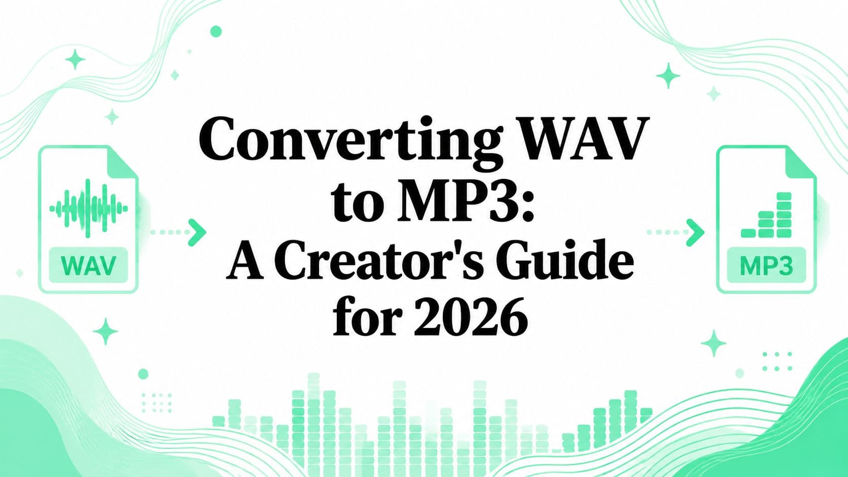 Converting WAV to MP3: A Creator's Guide for 2026