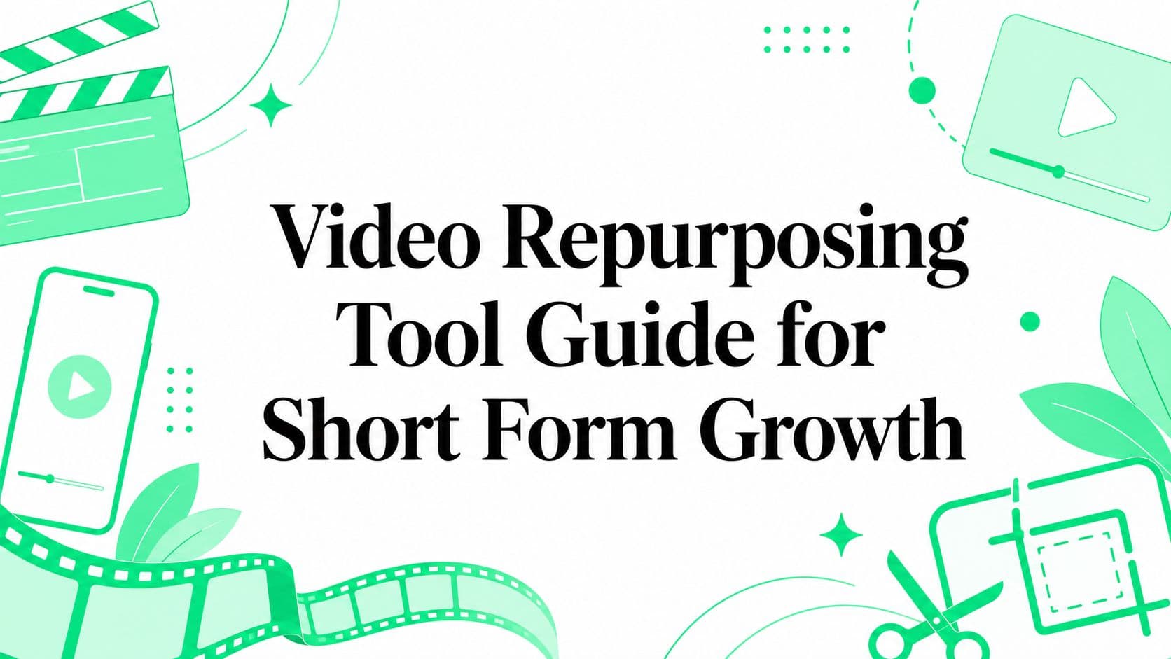 Video Repurposing Tool Guide for Short Form Growth