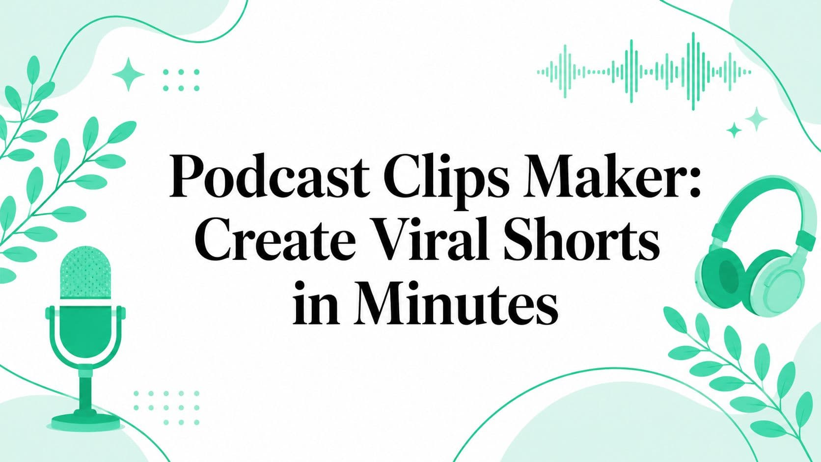 Podcast Clips Maker: Create Viral Shorts in Minutes