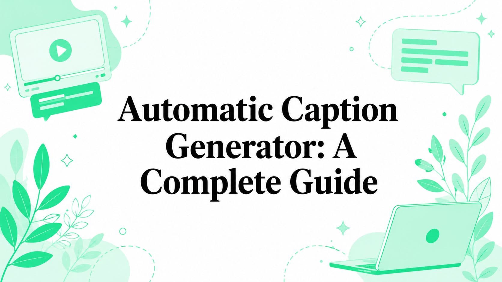 Automatic Caption Generator: A Complete Guide