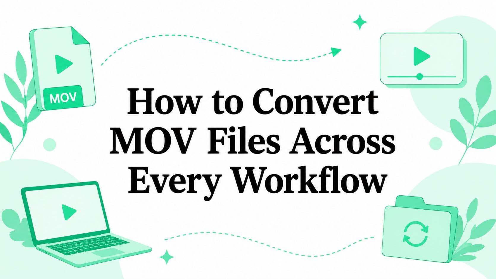 How to Convert MOV Files Across Every Workflow