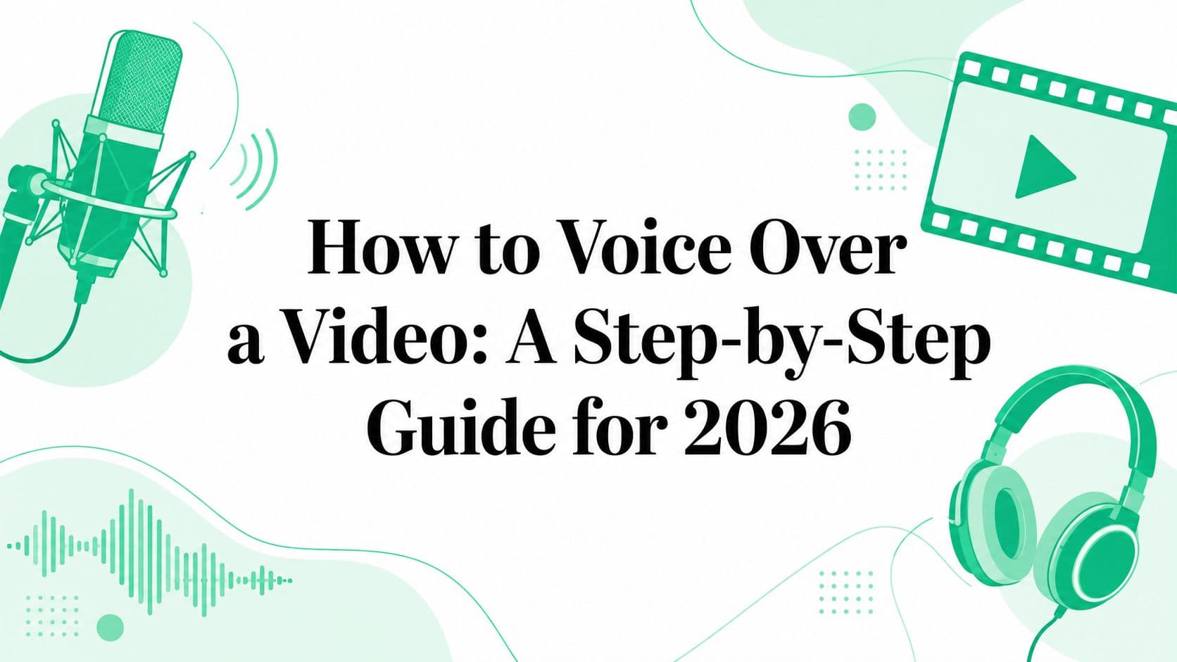 How to Voice Over a Video: A Step-by-Step Guide for 2026