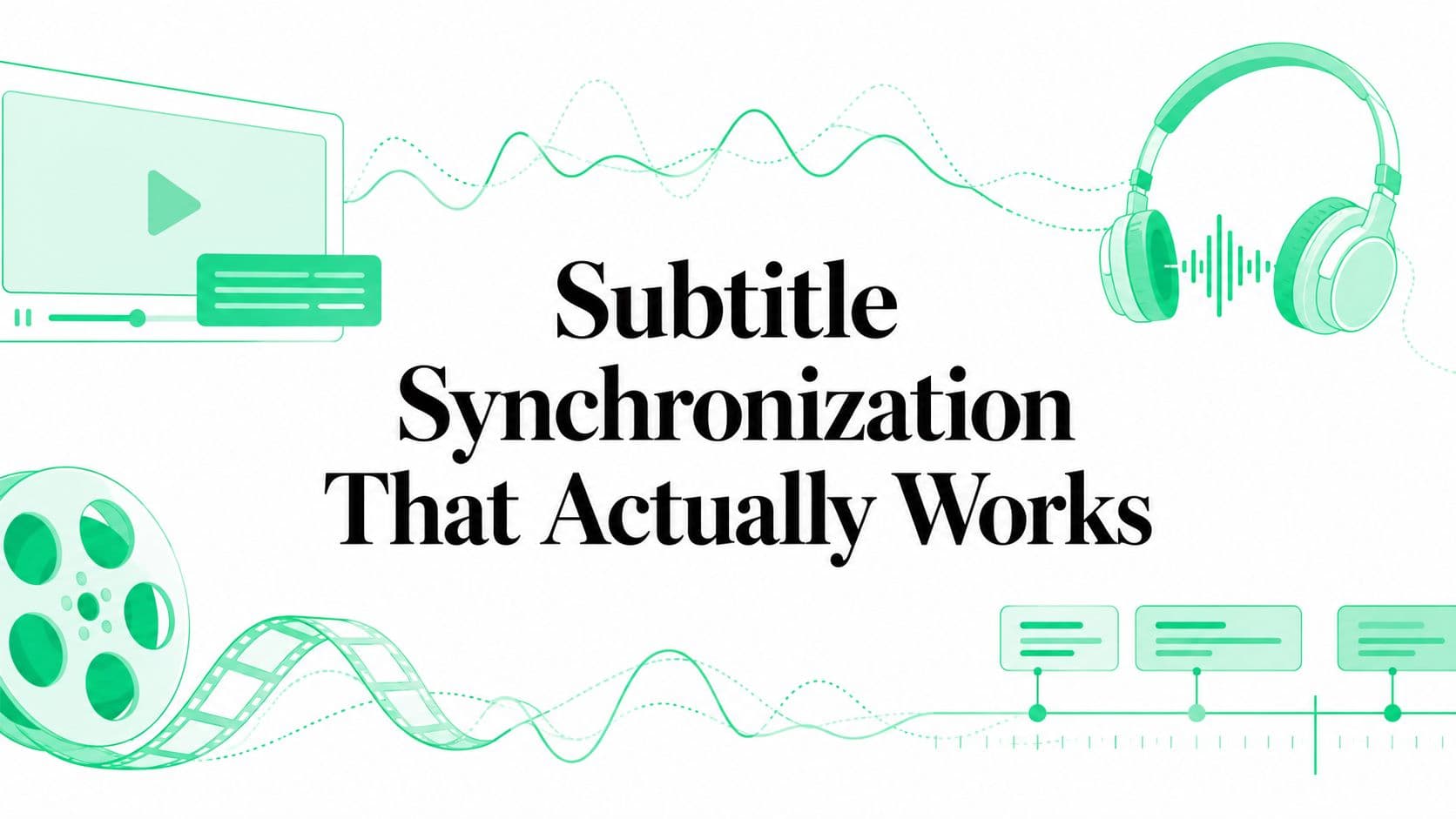 Subtitle Synchronization That Actually Works