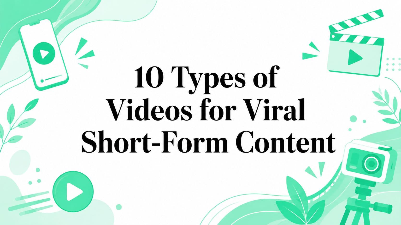 10 Types of Videos for Viral Short-Form Content