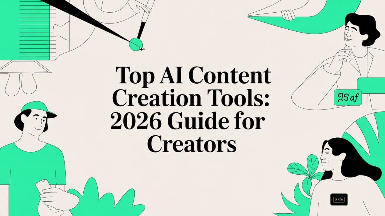 Top AI Content Creation Tools: 2026 Guide for Creators
