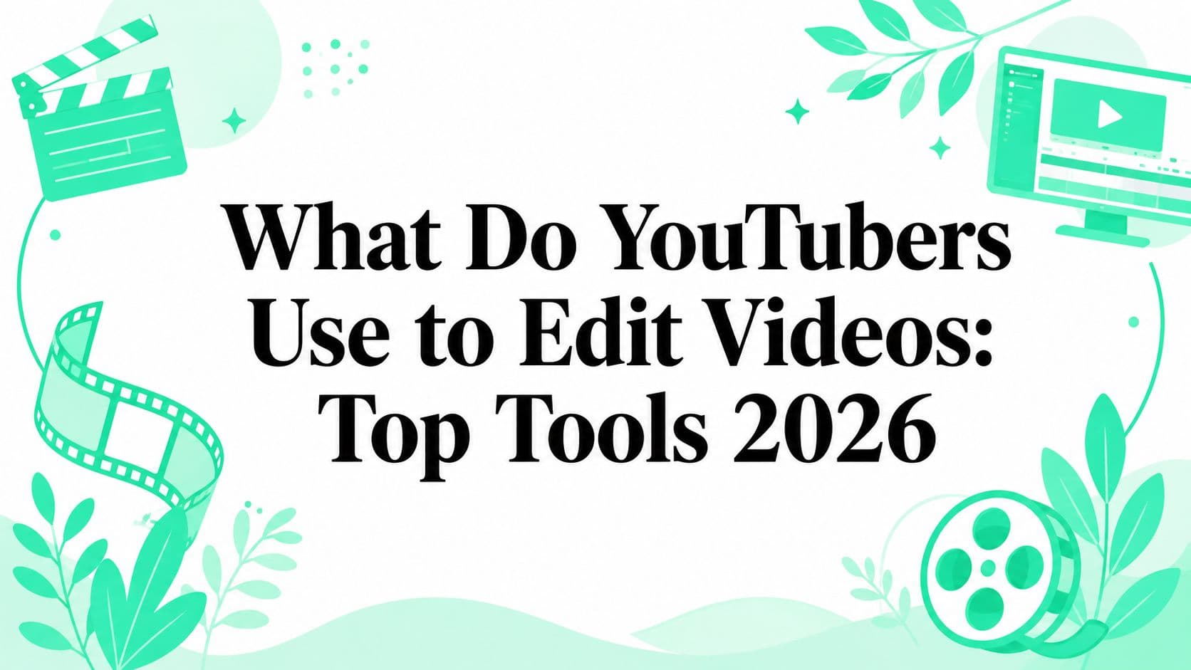 What Do YouTubers Use to Edit Videos: Top Tools 2026