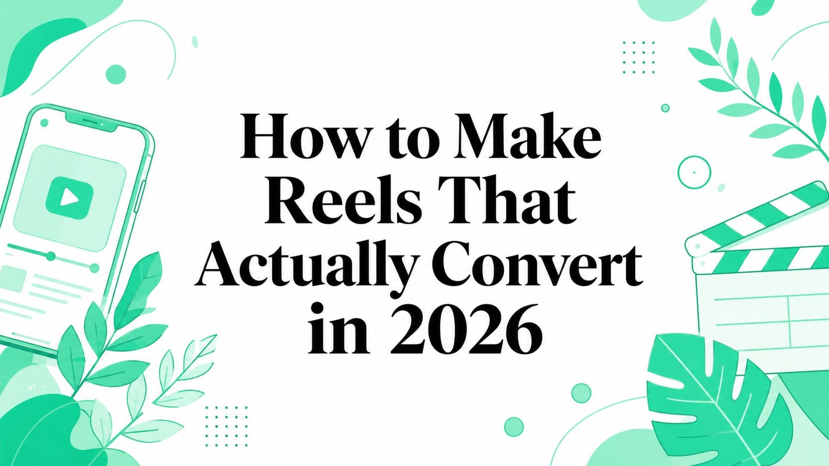 How to Make Reels That Actually Convert in 2026