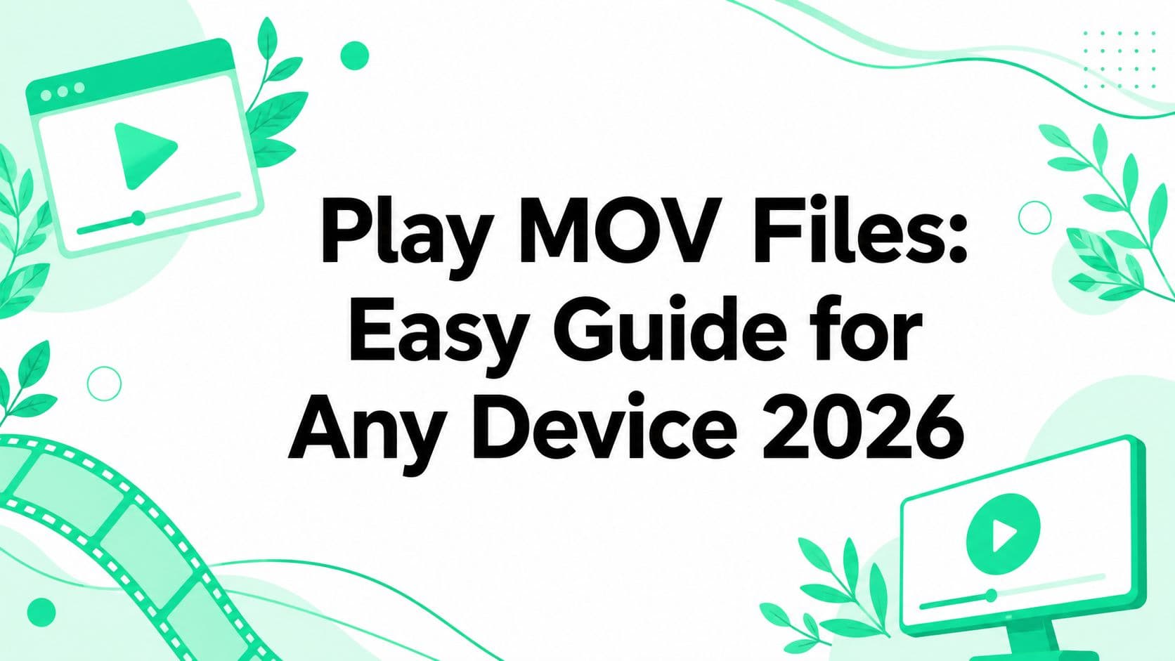 Play MOV Files: Easy Guide for Any Device 2026