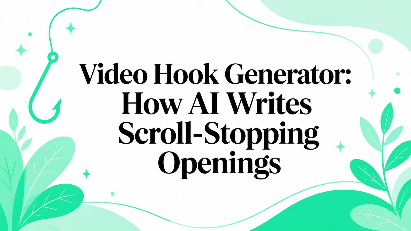 Video Hook Generator: How AI Writes Scroll-Stopping Openings