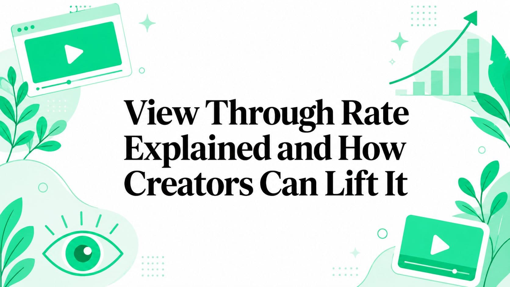 View Through Rate Explained and How Creators Can Lift It