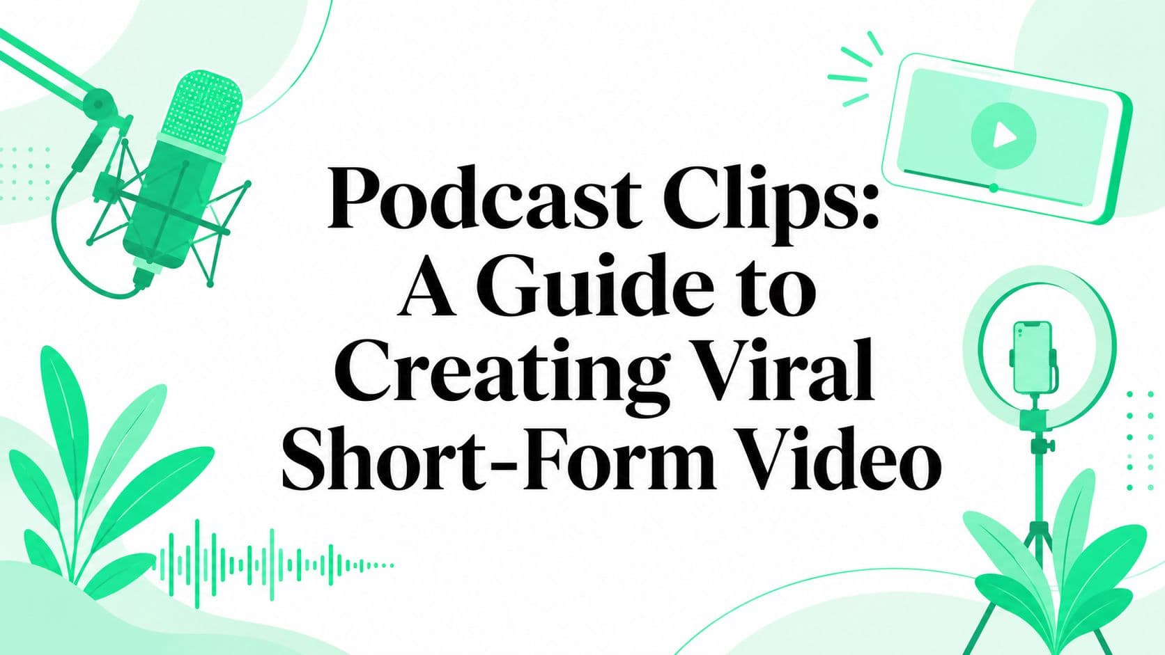 Podcast Clips: A Guide to Creating Viral Short-Form Video