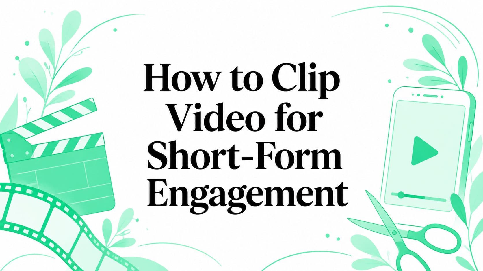 How to Clip Video for Short-Form Engagement