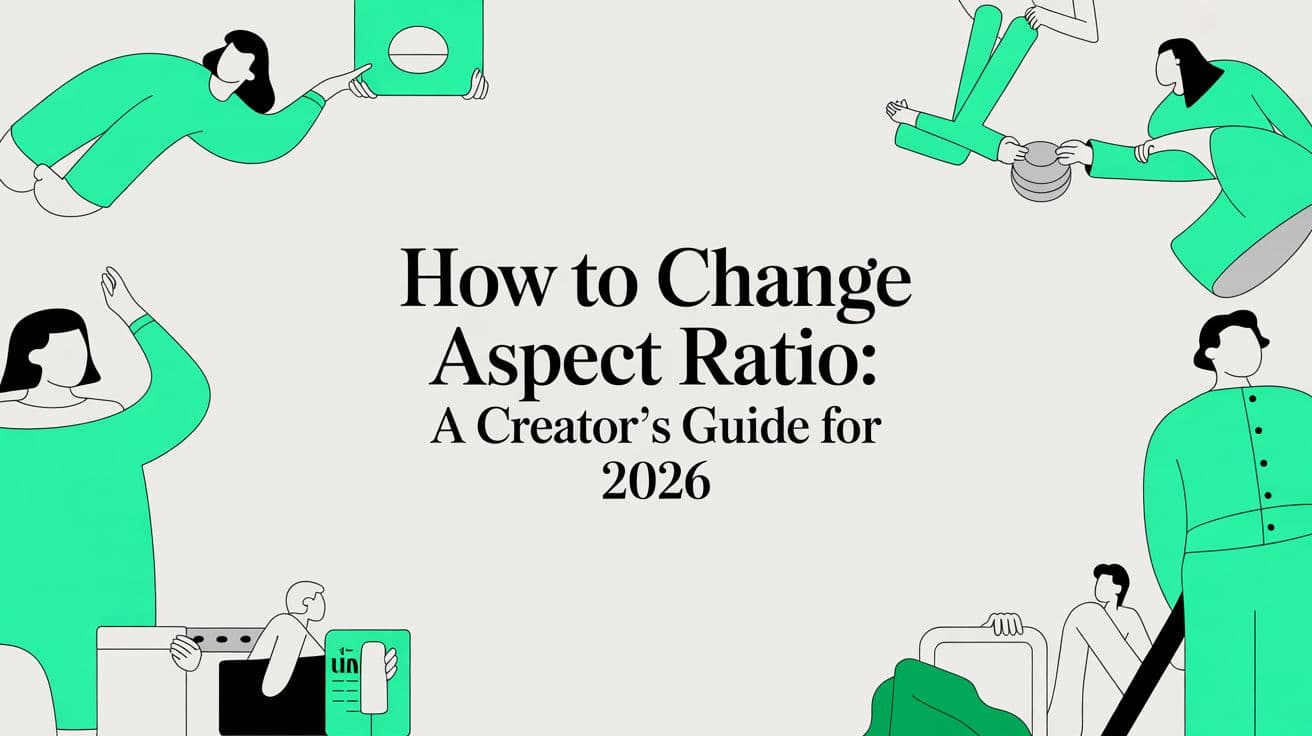 How to Change Aspect Ratio: A Creator's Guide for 2026