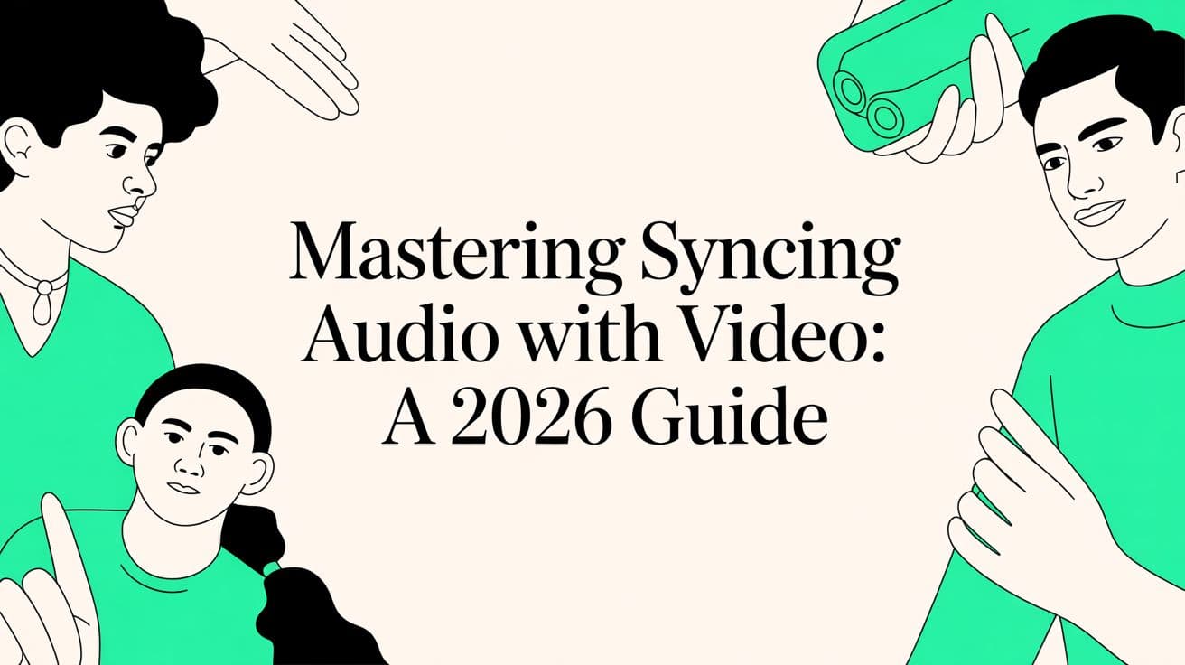Mastering Syncing Audio with Video: A 2026 Guide
