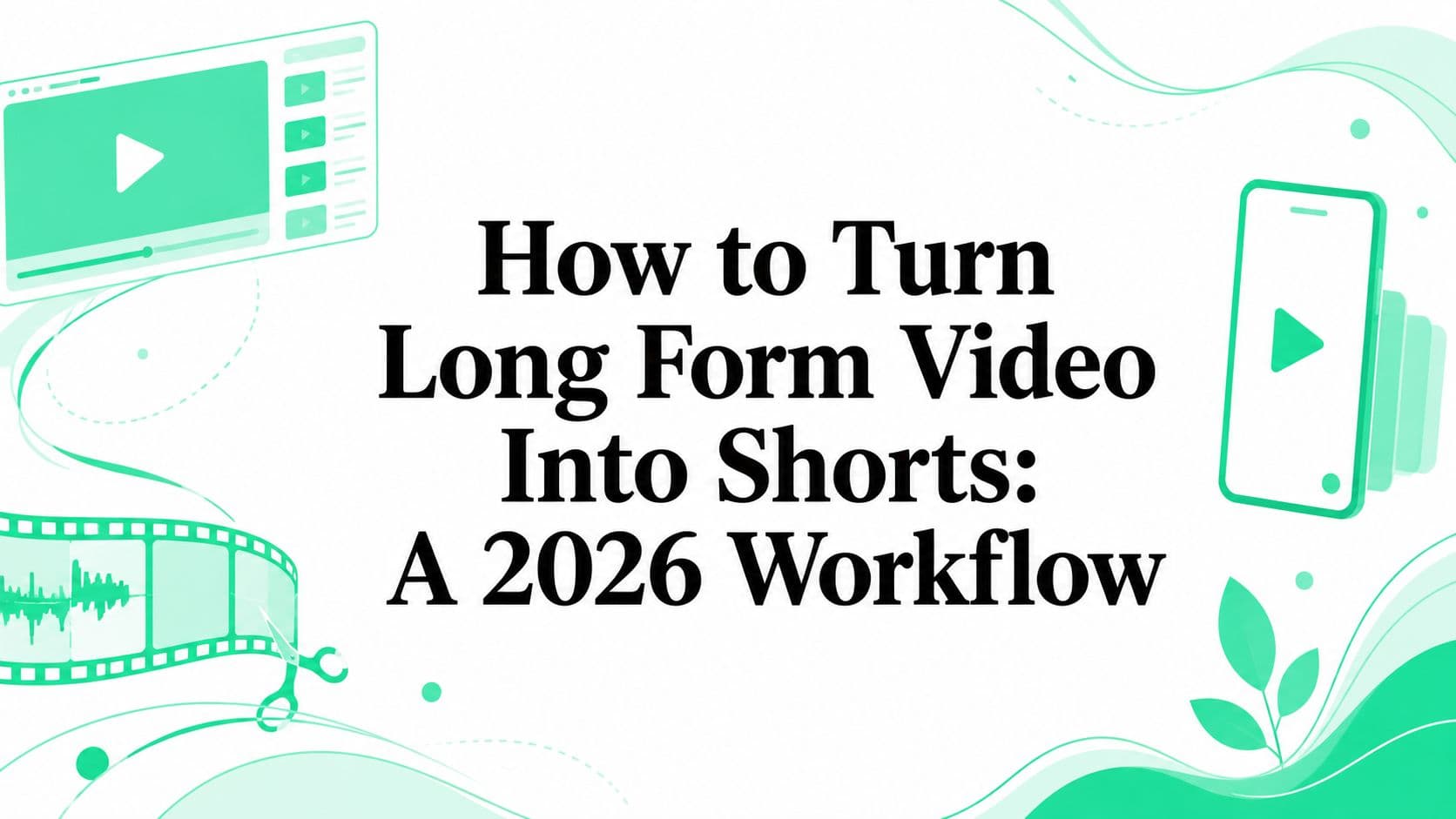 How to Turn Long Form Video Into Shorts: A 2026 Workflow
