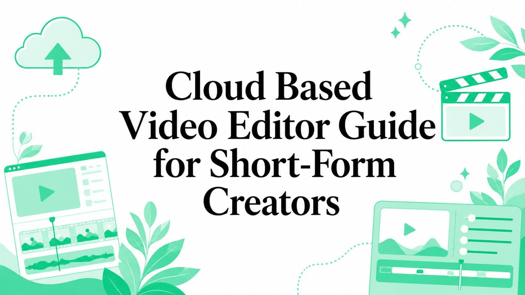 Cloud Based Video Editor Guide for Short-Form Creators