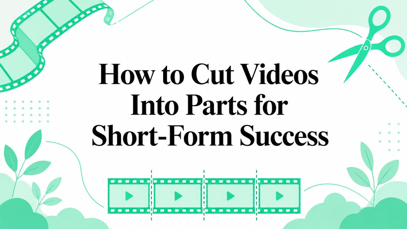 How to Cut Videos Into Parts for Short-Form Success