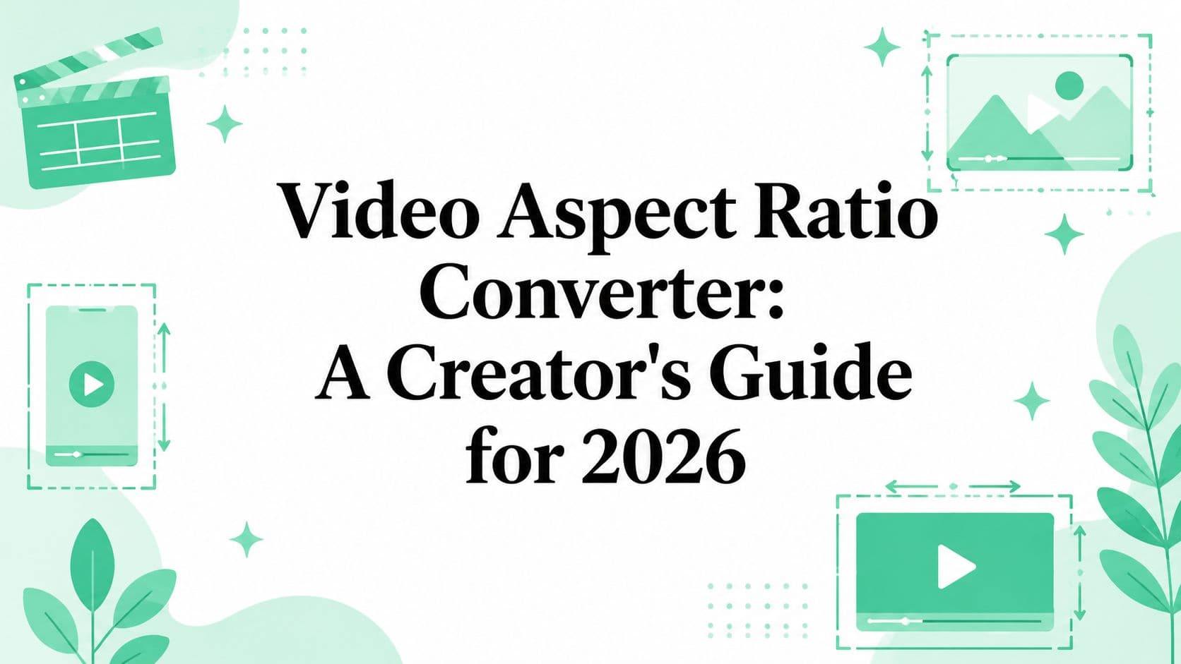 Video Aspect Ratio Converter: A Creator's Guide for 2026