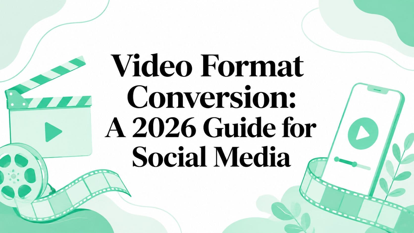 Video Format Conversion: A 2026 Guide for Social Media