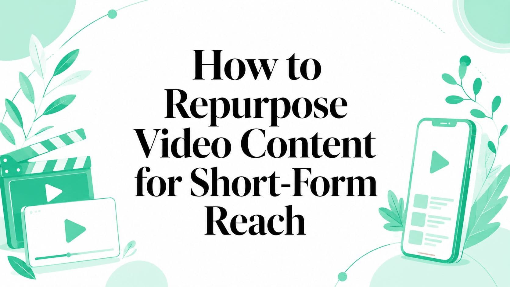 How to Repurpose Video Content for Short-Form Reach